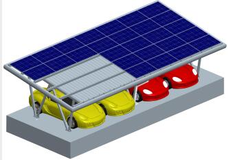 Waterproof Aluminum solar carport